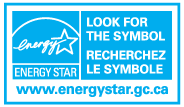 Look for the Energy Star symbol